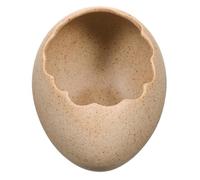 TOYANDONA Ceramic Egg Shell Dessert Bowl 220ml Small Cracked Egg Shape Custard Serving Bowl for Kitchen Party Easter Tableware