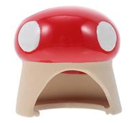 TOYANDONA Ceramic Hamster House Adorable Mushroom Shaped Pet Hideout for Hamsters Hedgehogs and Squirrels Summer Retreat for Animals Easy to Move Stylish Design