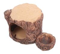 TOYANDONA Ceramic Hamster House Cooling Nest Small Hamster Sleeping Bed Decorative Hideout Suitable for Dwarf and Roborovski in Summer