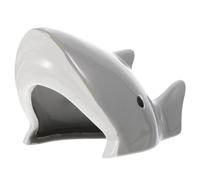 TOYANDONA Ceramic Hamster House Cooling Nest Small Pet Hideout Bite-resistant Summer Guinea Pig Hideaway for Golden Hamsters and Dwarf Rodents