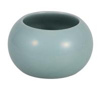 TOYANDONA Ceramic Hydroponic Planter Pot Small Indoor Flower Pot for Succulents and Flowers Neutral Color Elegant Round Vase for Easy Water Based Plant Care Multipurpose Decorative Container