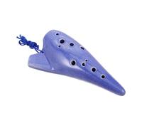 TOYANDONA Ceramic Ocarina Alto C Flute for Beginners and Educational Pottery Wind Instrument with Rich Tone Range Suitable for Practice Group Lessons and Performance