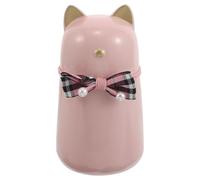 TOYANDONA Ceramic Pet Urns Pet Ashes Urn Box Lightweight Portable Elegant Design Delicate Appearance Cat Shaped with Bow Random Color