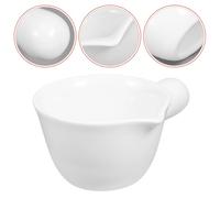 TOYANDONA Ceramic Sauce Cup with Handle Lightweight Small Dipping Bowl for Soy Sauce Vinegar Salad Spices Condiments Serving Dish for Kitchen and Parties