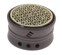 TOYANDONA Ceramic Tea Warmer with Candle Stand for Teapot Heating Practical Black Teapot Heater for Home Use Copper and Ceramic Material Handmade Japanese Style Tea Warmer Random Color