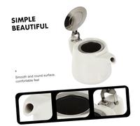 TOYANDONA Ceramic Teapot with Strainer Elegant Porcelain Tea Kettle for Home Brewing Loose Leaf Tea Simple Design Comfortable Handle Easy to Clean