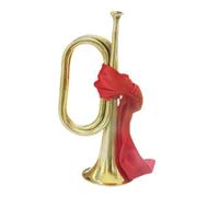 TOYANDONA Charge Beginner Bugle Metal Horn Instrument for School Drum Corps Easy to Play Wind Trumpet for Teens Great Music Instrument for Beginners and Performances