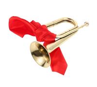 TOYANDONA Charge Trumpet Bugle Wind Instrument for Marching Bands Beginner Student Learn Music Easy Performance Portable Instrument