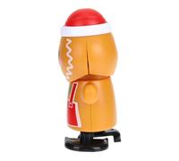 TOYANDONA Charming Gingerbread Man Wind Up Adorable Christmas Plaything for Unique Clockwork Mechanism Xmas Festive Decor