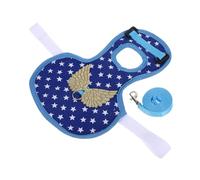 TOYANDONA Chicken Duck Goose Adjustable Vest Harness Warm Rooster Jacket Leash Comfortable Clothes for Birds for Outdoor Use Autumn and Winter Blue