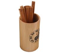 TOYANDONA Chinese Bamboo Divination Game Pot with 12 Fortune Telling Sticks I Ching Feng Shui Learning Tool Set for Decision Making and Divination Practice
