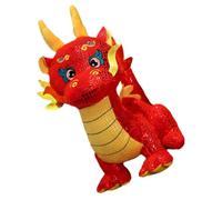 TOYANDONA Chinese Year Dragon Doll Plush Stuffed Mascot Bright Decoration for Festive Home Gift