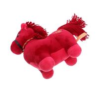 TOYANDONA Chinese Zodiac Horse Plush Soft Stuffed Animal Doll for Portable Travel Companion Comfortable Touch Year Mascot