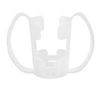 TOYANDONA choking proof cup handle liquid feeding cup holder white plastic for bedridden patient and incontinence people dining in a restaurant