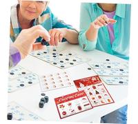 TOYANDONA Christmas Bingo Game Cards for Players Party Paper Cards Xmas Party Favors for Family School Office Themed Festive Celebration Supplies