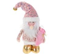 TOYANDONA Christmas Decor-adjustable Plush Christmas Doll With Lights Music, Musical Singing Dancing Stuffed Toys Plush Electric Dolls for Kids-santa Claus