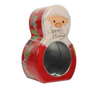 TOYANDONA Christmas Elements Candy Box Sweets Containers for Party Treats Mini Biscuits Cookie Storage Case in Tinplate Material Delicate Candy Packaging for Holiday Celebrations