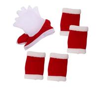 TOYANDONA Christmas Horse Costume with Festive Hat and Breathable Leg Wraps for Holiday Parades and Themed Celebrations Comfortable Lightweight Horse Foot Wraps for Extended Wear