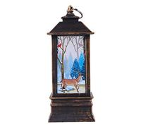 TOYANDONA Christmas Tree Decorations Christmas Outdoor Decorations Dining Room Table Decor Nativity Snow Globe Lantern Centerpiece Lantern Lights Table Lamp Props Candle