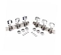 TOYANDONA Chrome Alignment Acoustic Guitar Tuning Key Pegs Metal Square Button a String Tuning