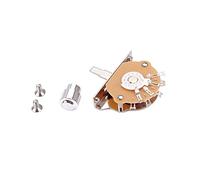 TOYANDONA Chrome Three-Way Guitar Lever Switch Cap Replacement Adjustable for Guitar Pickups GN305 Model 1 Set