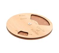 TOYANDONA Circle Of Fifths Wheel, Wooden Scale And Chord Chart, Practice Chord Progressions Tool, Beginner Guitar Accessory, Trainer For Learning And Music Education