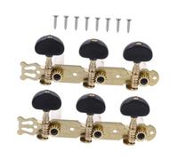 TOYANDONA Classical Guitar Tuning Machine Pegs Guitar Head Knob 2pcs Set Sturdy Guitar Accessories