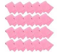 TOYANDONA Cleaning Pads Wood Pulp Tattoo and Makeup 125pcs Disposable Pink Bibs 457x324mm Lightweight Tablecloths Professional Use