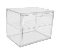 TOYANDONA Clear Acrylic Bread Box Capacity Kitchen Storage Container for Home Bakery Coffee Shop Desktop Organizer with Rounded Edges Safe Design