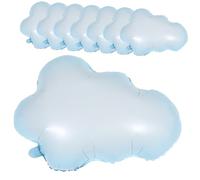 TOYANDONA Cloud Shape Foil Balloons 8pcs, Decorative Cloud Balloons for Baby Shower, Birthday Party, Wedding, Airplane Theme Party Decorations