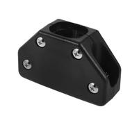 TOYANDONA Collapsible Black for 19mm round Pole Plastic Metal and Wagon Handle Part Cart Connector and 25x15mm Oval Pole for Camping Cart, Tailgating and Garden Use
