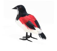 TOYANDONA Colorful Artificial Bird Figurine for Home Decoration Lifelike Butcher Bird Craft Prop for Garden Desktop and DIY Ornament Simulated Feathered Art