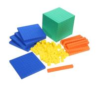 TOYANDONA Colorful EVA Math Cubes Educational Blocks for Counting and Arithmetic Manipulatives Primary School Learning Supplies for Addition Subtraction Multiplication Division Practice