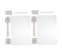 TOYANDONA Commercial Popcorn Machine Protective Panel 36.3x21.5cm Pvc Replacement Part Left and Right Door for Popcorn Maker Accessory