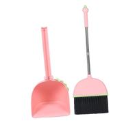TOYANDONA Compact Broom Set Lightweight Dustpan Ergonomic Handle for Small Hands Cleaning Kit Educational Household Helper for Indoor Outdoor Use