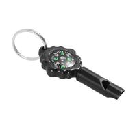 TOYANDONA Compact Plastic Compass Whistle Keychain with High Precision Direction Lightweight Pendant for Camping Hiking Survival Outdoor Use