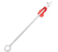 TOYANDONA Concert Performance Stainless Steel Orchestra Conducting Stick for Show Outdoor Use Silver Random Color