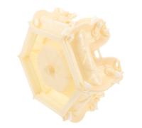 TOYANDONA Concrete Planter Mold Hexagonal Shape for DIY Flower Pot Making, Plastic Mold for Desktop Decor and Outdoor Garden Use