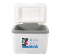 TOYANDONA Cooler Box Camping Cooler Container 6 L White Pp Insulated Storage Holder Excellent Insulation Car-compatible for Picnics and Camping