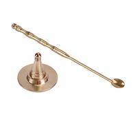TOYANDONA Copper Incense Cone Mold with Spoon DIY Tower Accessory for Home Office Temple Yoga Cone Shape Design for Easy Burning and Stylish Aromatherapy Decoration