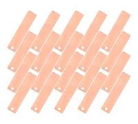 TOYANDONA Copper Strips and Reusable Materials with Reliable Voltage Output 20pcs for Saltwater Battery Science Experiment for Family and Classroom Educational Physics Activities