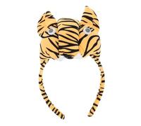 TOYANDONA Cosplay Tiger Headband for Plush Tiger Ears Animal Costume Accessory for Jungle Party and Photo Prop