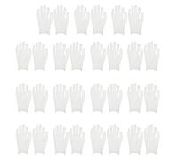 TOYANDONA Cotton Gloves White Moisturizing Gloves 15 Pairs for Dry Hand Skin Suitable for Sleeping and Inspection