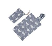 TOYANDONA Cotton Nursing Cover up for Breastfeeding Feeding Shawl Storage Bag for Outdoor Use Cloud