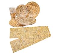 TOYANDONA Cowgirl Party Favors Western Theme Birthday Supplies Hay Bale Decorations Paper Tableware for Wild West Party