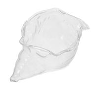TOYANDONA Creative Conch Shape Glass Cup Portable Novelty Cocktail Mug for Cold Drinks Bar Party Home Use Unique Stylish Beverage Holder for Beer Wine Juice