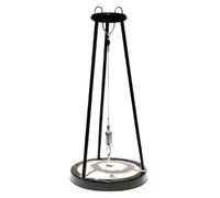 TOYANDONA Creative Iron Sand Pendulum Table Decor Black Metal Gravity Sand Art Desktop Ornament for Modern Office and Living Room Relaxation