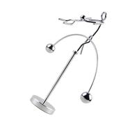 TOYANDONA Creative Physics Balance Tumbler for Couples Iron Aluminum Perpetual Motion Desk Decor Artistic Dynamic Equilibrium Sculpture for Office and Home Display