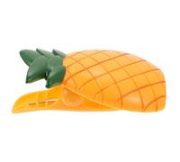 TOYANDONA Creative Pineapple Towel Clamp Clip, Strong Windproof Fruit-shaped Clothes Fixing Clip for Beach Towels and Sun Lounger, Non-slip Yellow Clamp for Outdoor Laundry