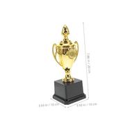 TOYANDONA Creative Plastic Student Trophy Prop for Party Decoration Elegant Award Trophy with Smooth Surface and Stable Base Realistic Crafted Prize for Achievement Celebration